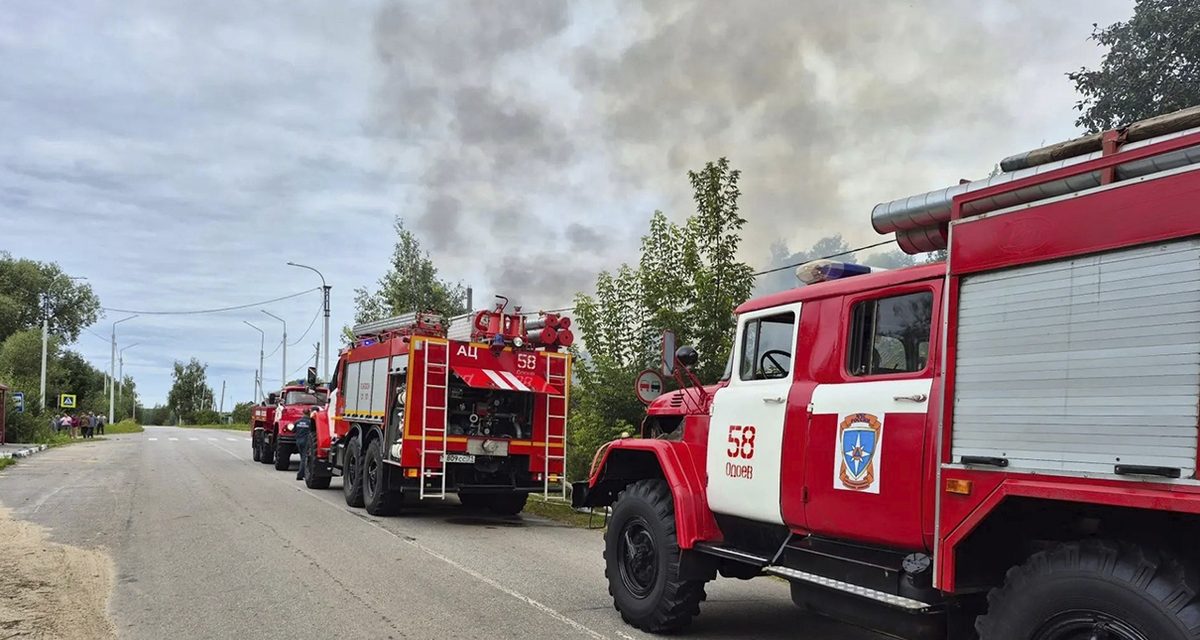 За сутки в Тульской области потушили четыре техногенных пожара